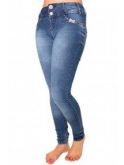 Calça Jeans Fem cós alto